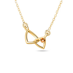 Citrine Tangle Necklace