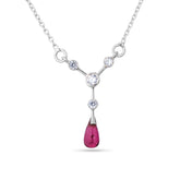 Glow Up Pink Tourmaline Necklace