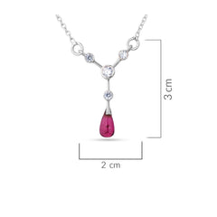Glow Up Pink Tourmaline Necklace