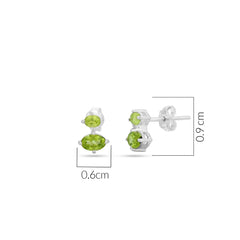 Spring Green Peridot Earrings