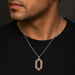 Sunshine Hexagon Necklace
