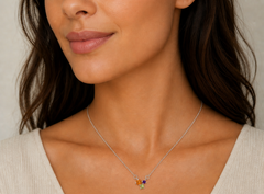 Trio Prism Necklace
