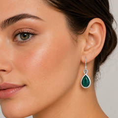 Forest Green Earrings