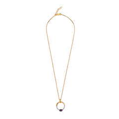 Amethyst with cz in 925 Silver β A Symbol of Calm & Clarity π