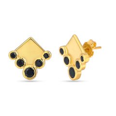 Black Kite Stud Earrings