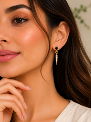 Spike Drop Earrings