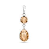 Citrine Stone 925 Silver Pendant