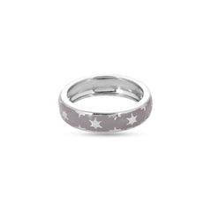 Enamel Silver Ring