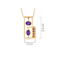 Parallel Glow Pendant Necklace