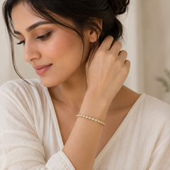 Luna Glow – Opal Studded 925 Silver Bracelet