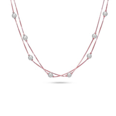 Double Line Pearl Necklace