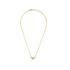 Peridot Marquise With CZ 925 Silver Necklace