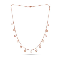 Charm Rose Gold Necklace