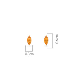 Sunny Citrine Earrings