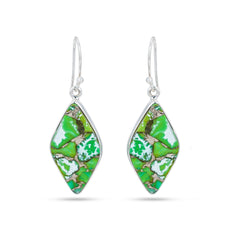 Green Bloom Earrings