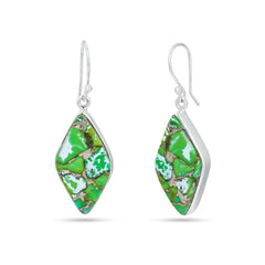 Green Bloom Earrings