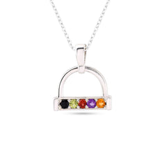 Rainbow Pendant Necklace