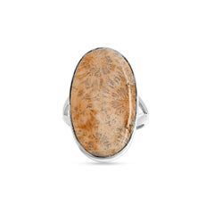 Fossil Coral Ring