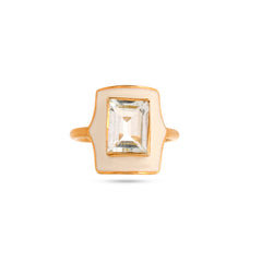 Aqua Snow Ring