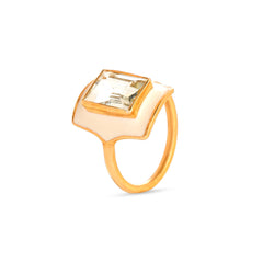 Aqua Snow Ring