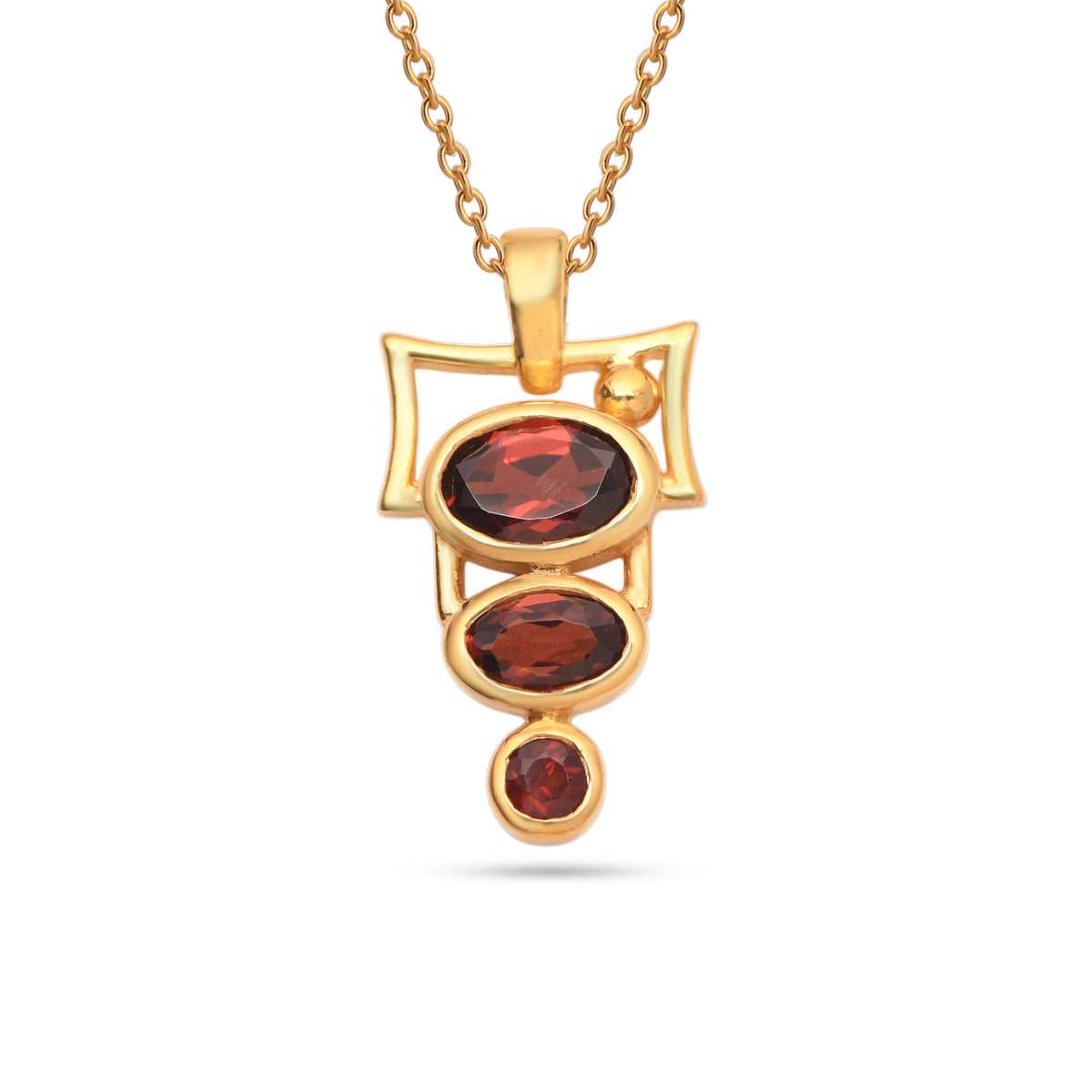 Garnet Gradient Necklace