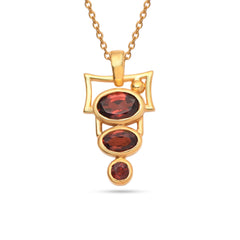 Garnet Gradient Necklace