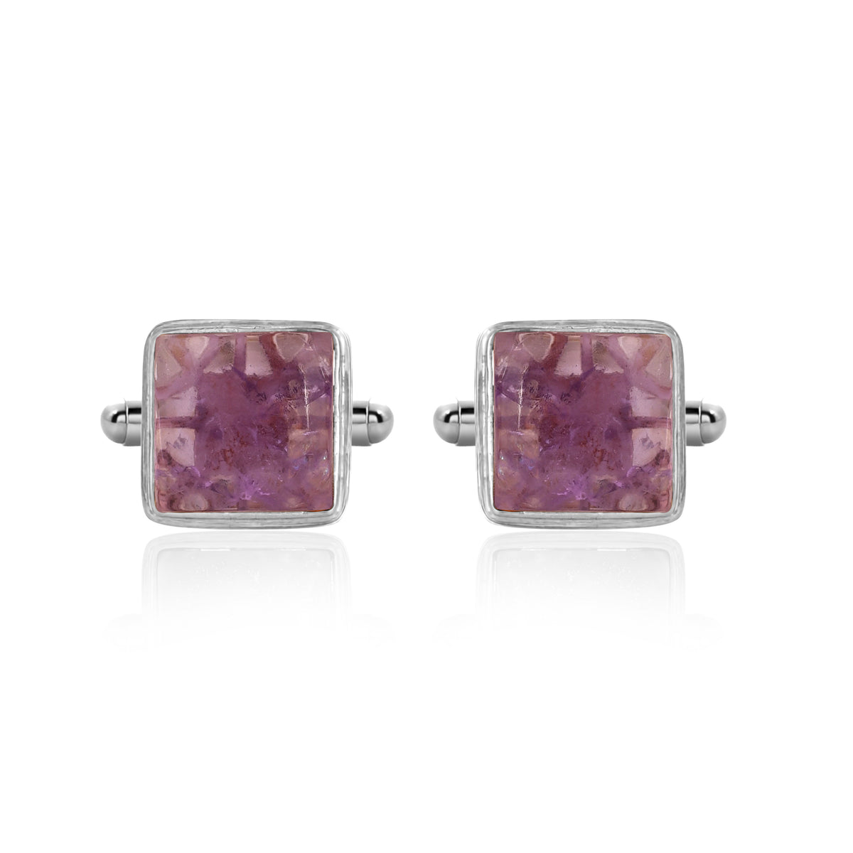 Quad Amethyst Cufflinks