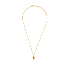 Garnet Bar Necklace