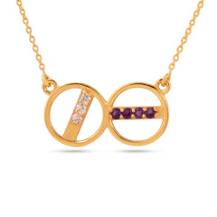 Amethyst Spectacle Necklace