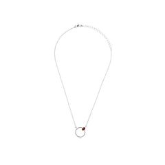 Garnet Orbit Necklace