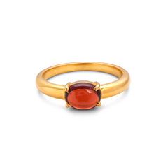 Crimson Garnet Ring