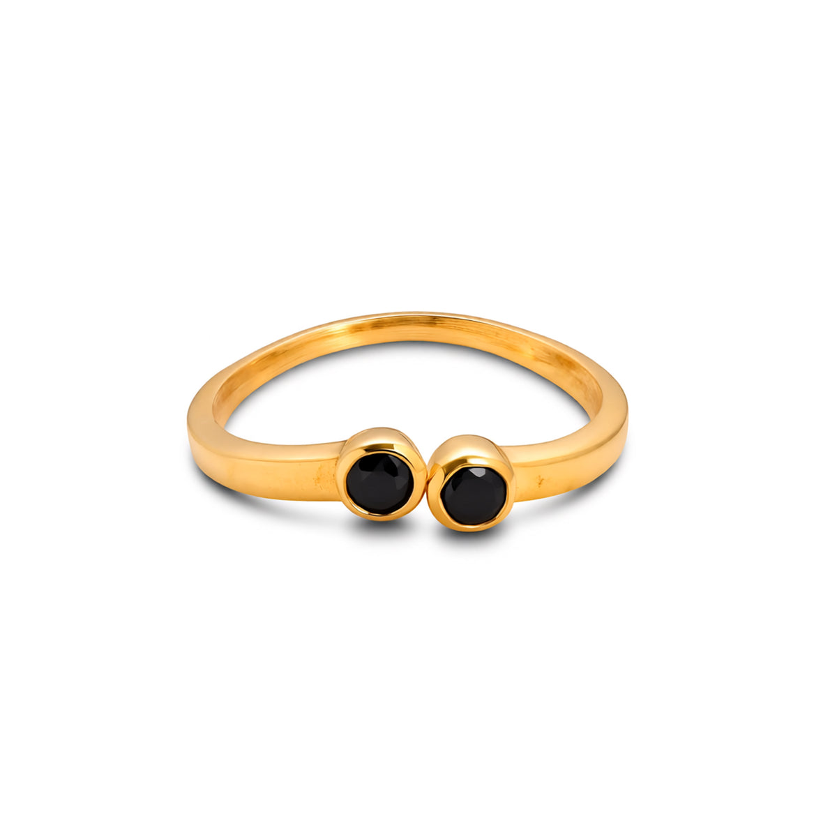 Black Duo Ring