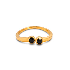 Black Duo Ring