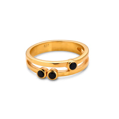 Black Dots Ring