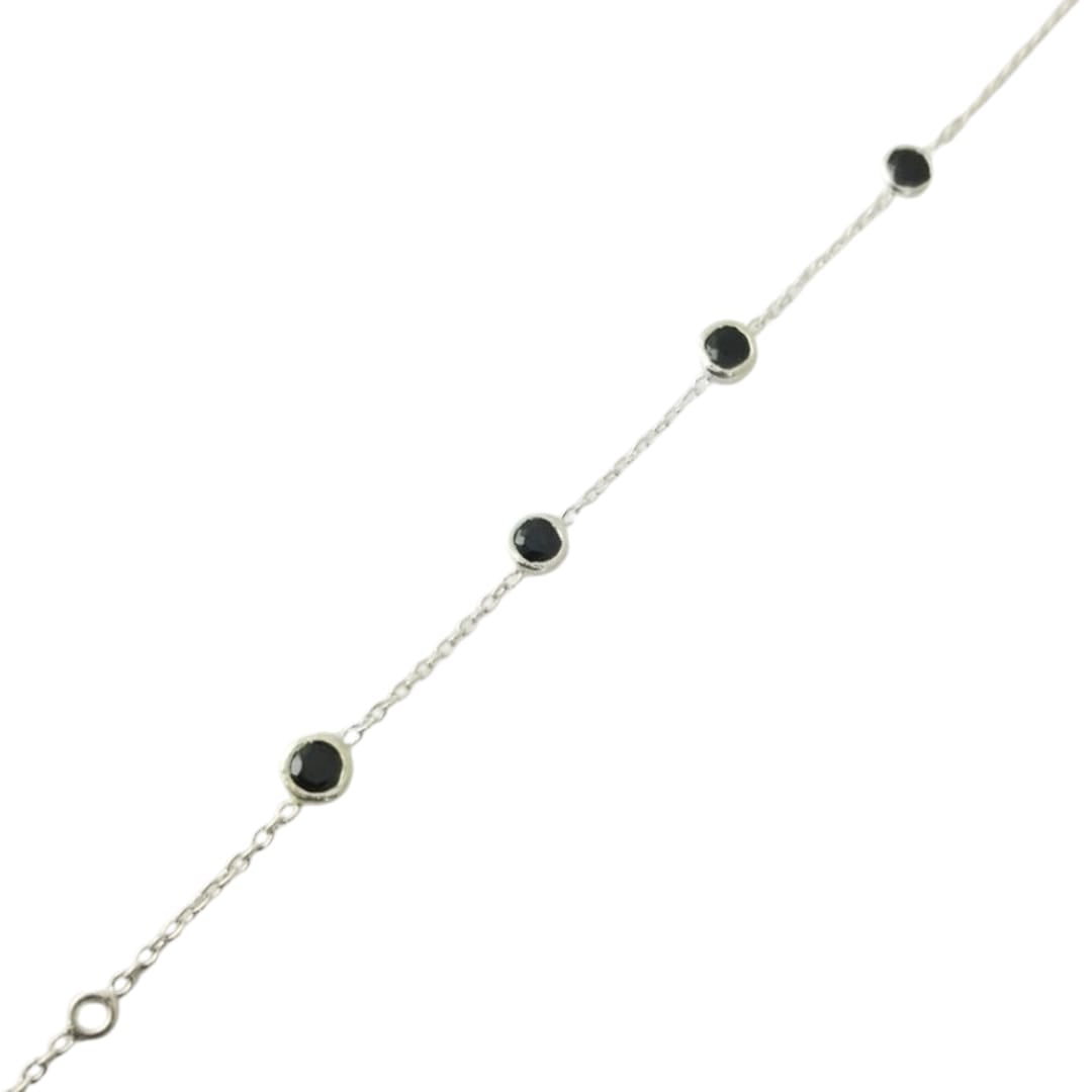 Black Spinel Stone Bracelet
