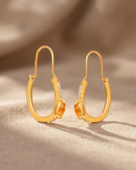 Golden Hoop Earrings