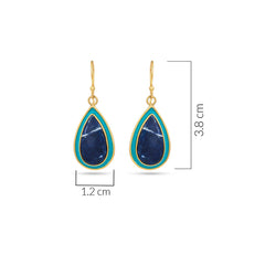 Blue Thought Earrings