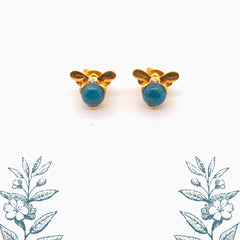 Round Neon Appitite Silver Earrings