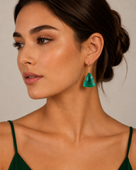 Mint Spark Earrings