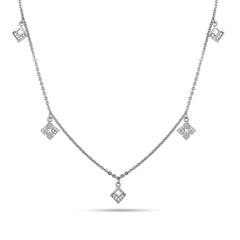 Kite Charm Silver Necklace