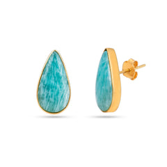 Teal Stud Earrings