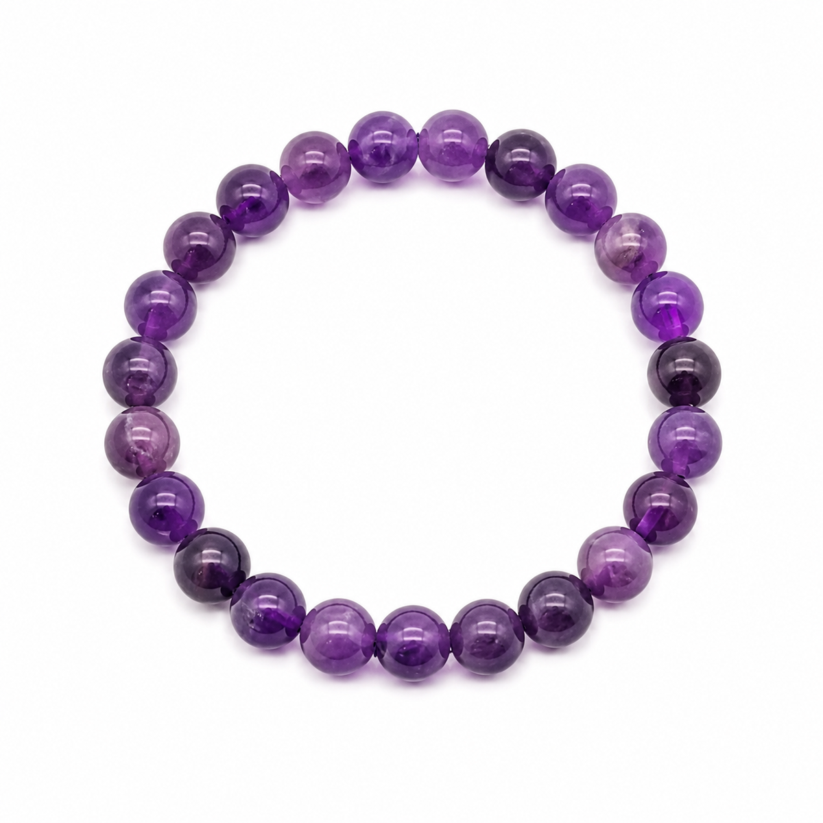 Amethyst Beaded Serenity Bracelet