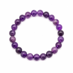 Amethyst Beaded Serenity Bracelet