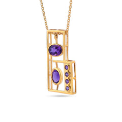 Parallel Glow Pendant Necklace