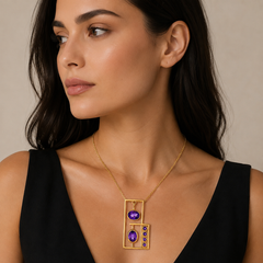 Parallel Glow Pendant Necklace