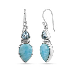 Blue Balance Earrings