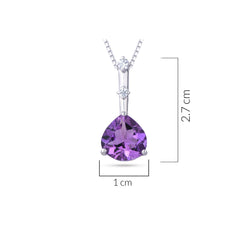 Casual Glow Amethyst Necklace