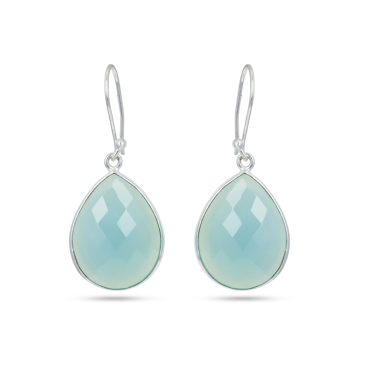 Blue Mist Drop Earrings