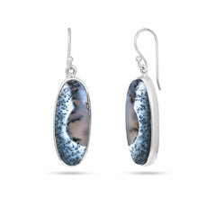 Grey Fern Earrings
