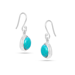 Ocean Blue Turquoise Earrings